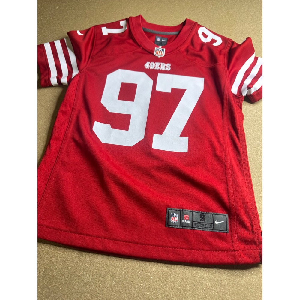 Nike‎ San Francisco 49ers Nick Bosa 97 Youth Jersey Red Small NFL On Field - Picture 6 of 7